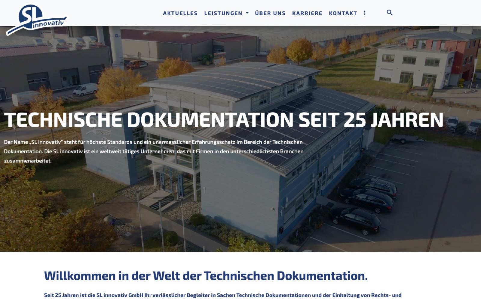 Website von SL innovativ